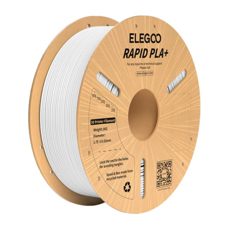 ELEGOO Rapid PLA+ Filament 1kg Bianco