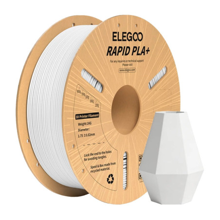 ELEGOO Rapid PLA+ Filament 1kg Bianco