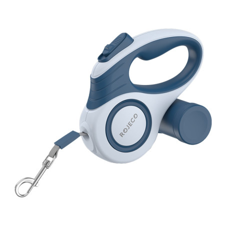Rojeco A12 Guinzaglio Estensibile Automatico per Cani 3M Blu