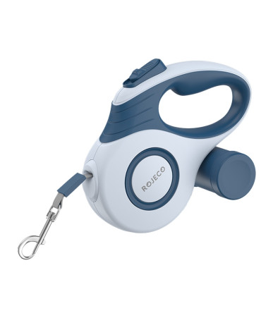 Rojeco A12 Guinzaglio Retrattile Automatico per Cani 5M Blu