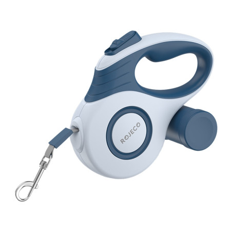 Rojeco A12 Guinzaglio Retrattile Automatico per Cani 5M Blu