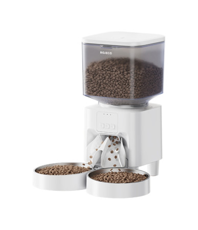 Rojeco 4.5L WiFi Automatic Pet Feeder per 2 Cani/Gatti