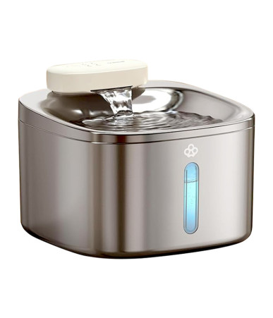 Oneisall PW04 Fontanella per Animali 3.5L Acciaio Inox Senza Fili