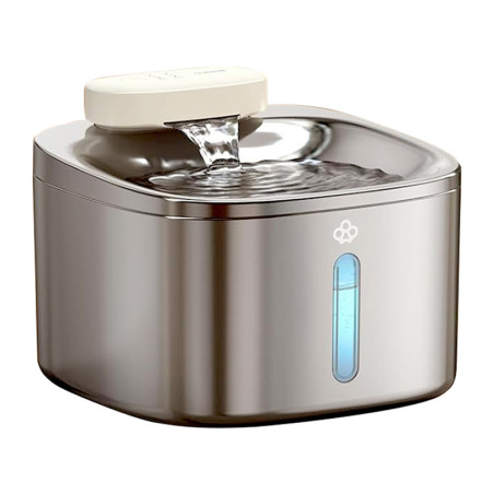 Oneisall PW04 Fontanella per Animali 3.5L Acciaio Inox Senza Fili