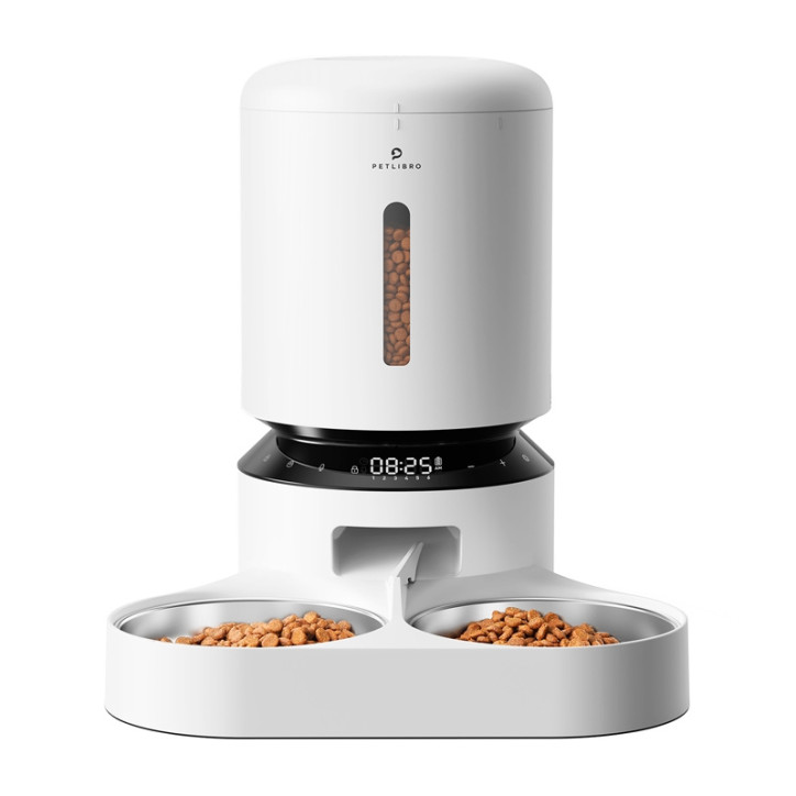 Petlibro Granary Dispenser Cibo Doppio Ciotola 5L Bianco