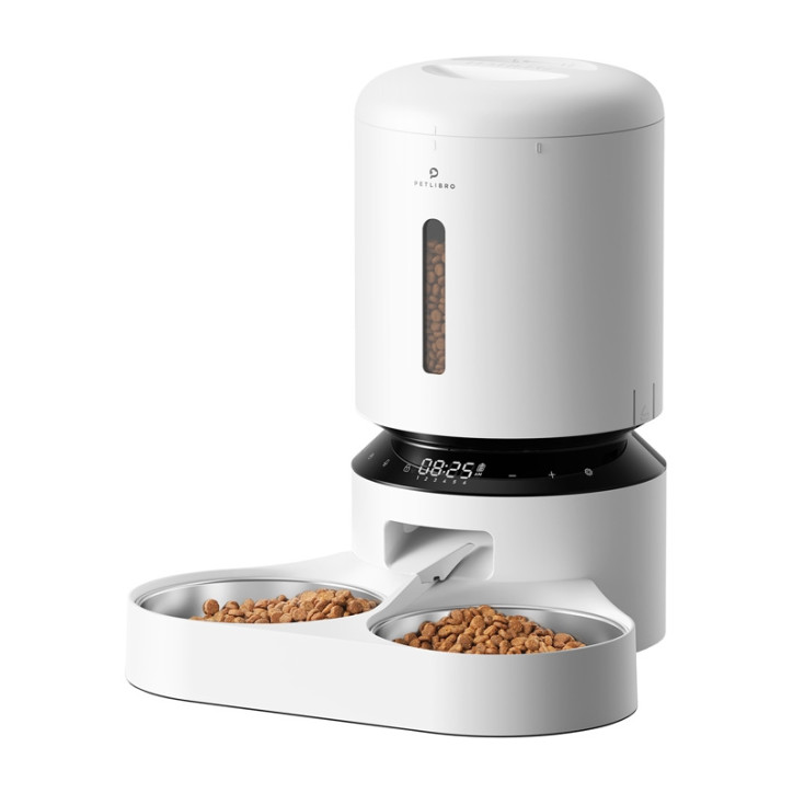 Petlibro Granary Dispenser Cibo Doppio Ciotola 5L Bianco