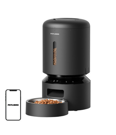 Petlibro Granary dispenser cibo, WiFi, 5L (Nero)
