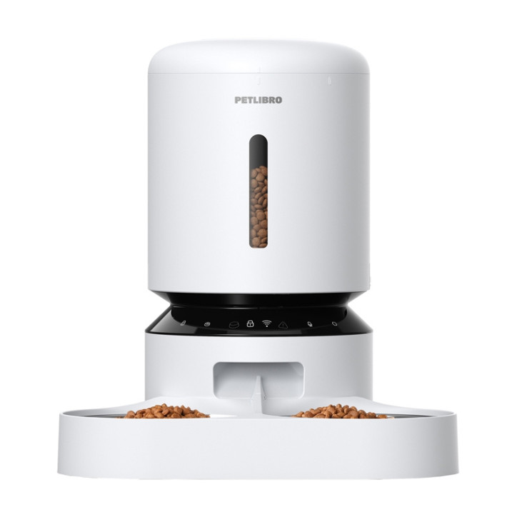 Petlibro Granary Dispenser Cibo Doppio Vassoio Wifi 5L Bianco