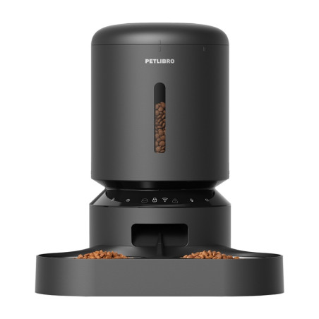 Distributore cibo Petlibro Granary con doppia ciotola, Wifi, 5L (Nero)