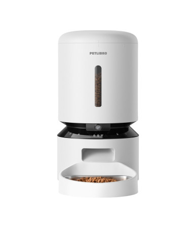 Petlibro Dispenser Cibo Granary con Camera, 5L (Bianco)