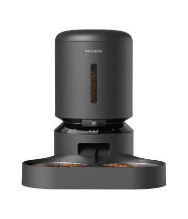 Petlibro Granary camera food dispenser with double bowl, 5L (black)