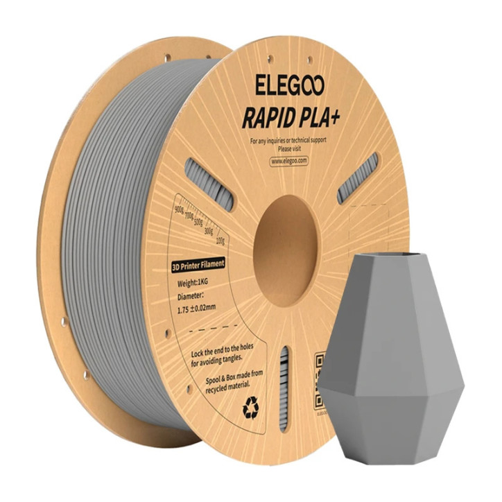 ELEGOO Rapid PLA+ Filament Grigio 1.75mm 1kg