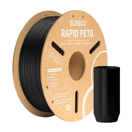 ELEGOO Rapid PETG Filament Nero 1.75mm 1kg