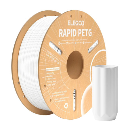 ELEGOO Rapid PETG Filament 1.75mm Bianco 1kg