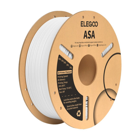 Filamento ELEGOO ASA Bianco 1.75mm 1kg