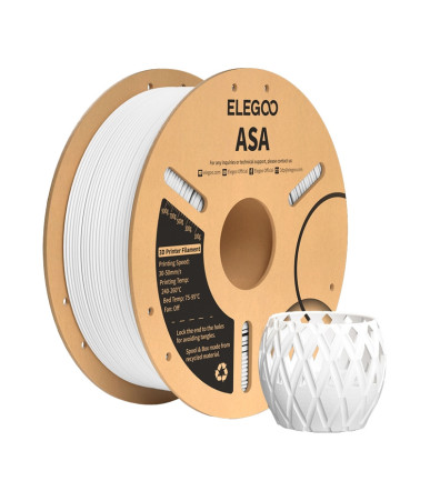 Filamento ELEGOO ASA Bianco 1.75mm 1kg