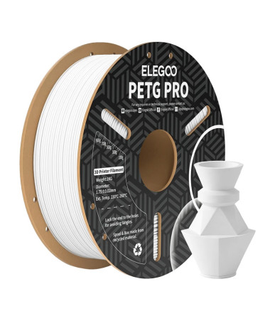 ELEGOO PETG Pro Filament 1.75mm Bianco 1kg