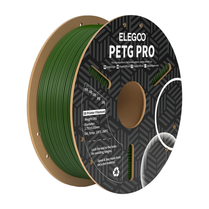 ELEGOO PETG Pro Filament 1.75mm Verde Oliva 1kg