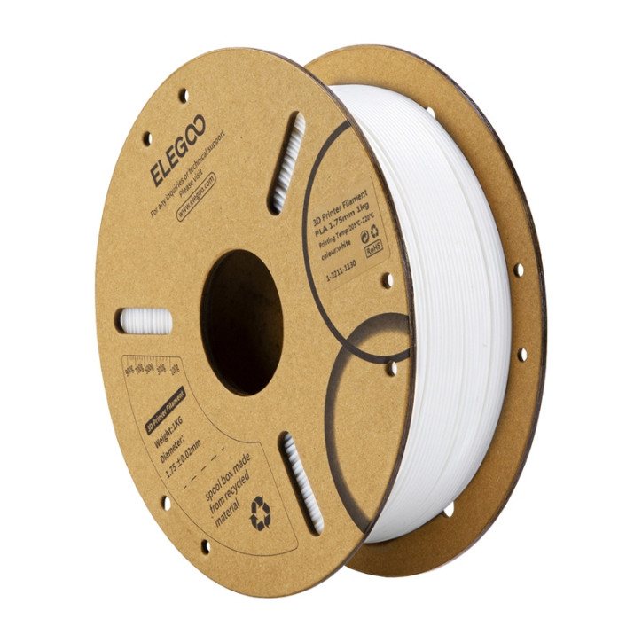ELEGOO PLA Filament Bianco 1.75mm 1kg