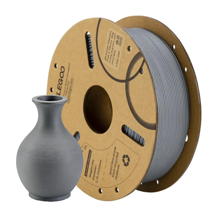 Filamento PLA ELEGOO Grigio 1.75mm 1kg