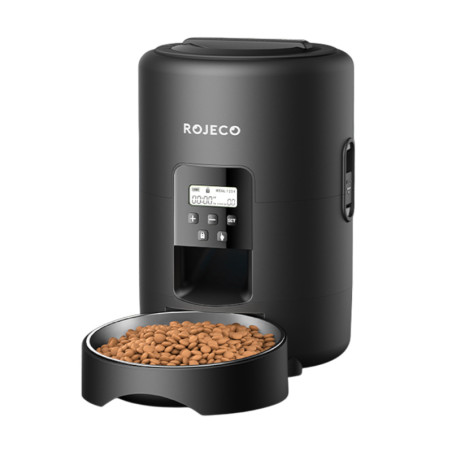 Rojeco Dispenser Cibo Automatico per Animali 2L WiFi Bianco