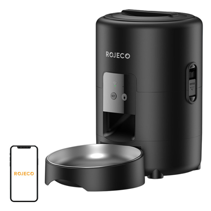 Rojeco Distributore Automatico Cibo per Animali WiFi 2L