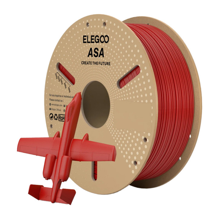 ELEGOO ASA filament Rosso