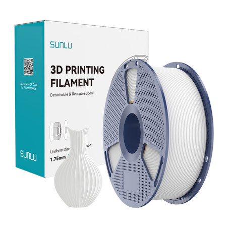 Filamento Sunlu PLA Classic Bianco 1.75mm 1KG