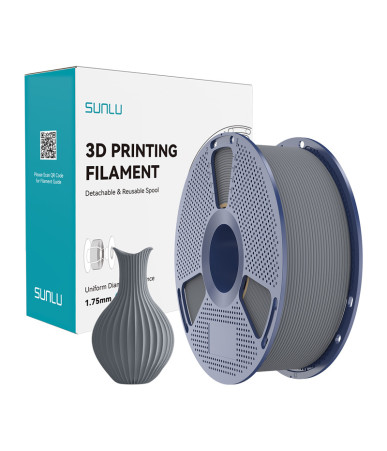 Sunlu PLA Classic Gray Filament 1.75mm 1KG