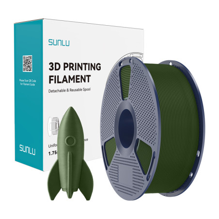 Filamento PLA Sunlu High-Speed (Verde Oliva)