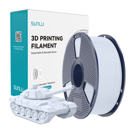 Sunlu PLA+ High-Speed Bianco 1.75mm 1kg