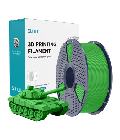 Filamento Sunlu PLA+ High-Speed Verde