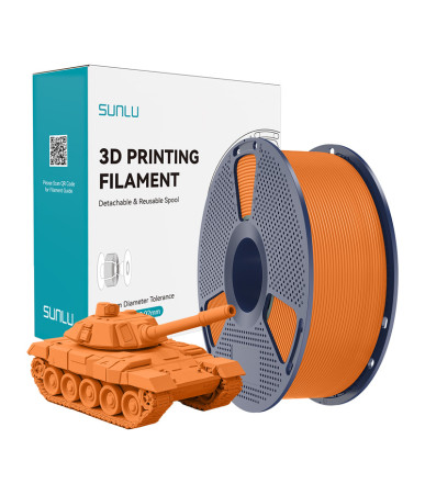 Filamento Sunlu PLA+ High-Speed Arancione