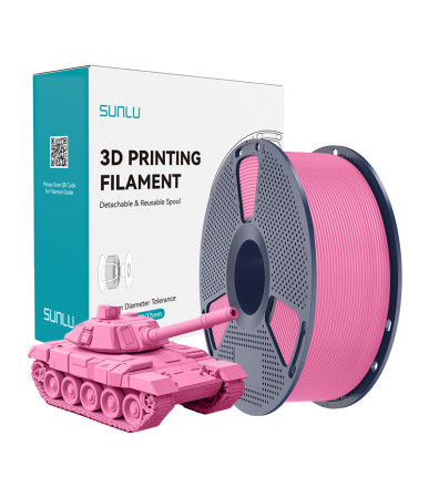 Filamento Sunlu PLA+ High-Speed Rosa