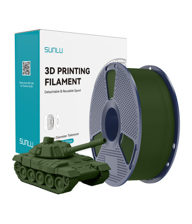 Sunlu PLA+ High-Speed Olive Filament