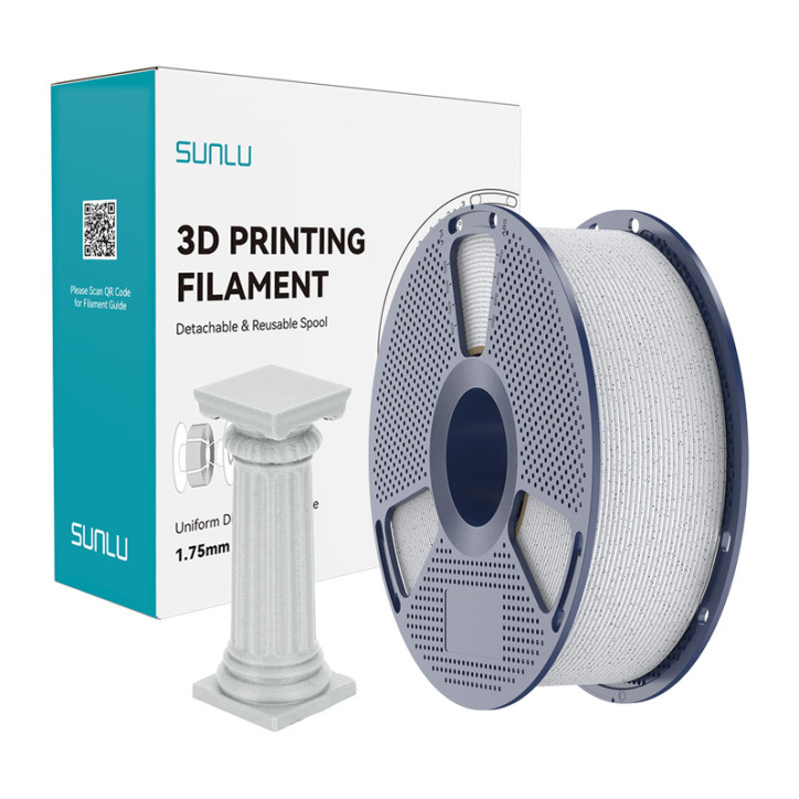 Filamento Sunlu PLA High-Speed Marble (Oreo)