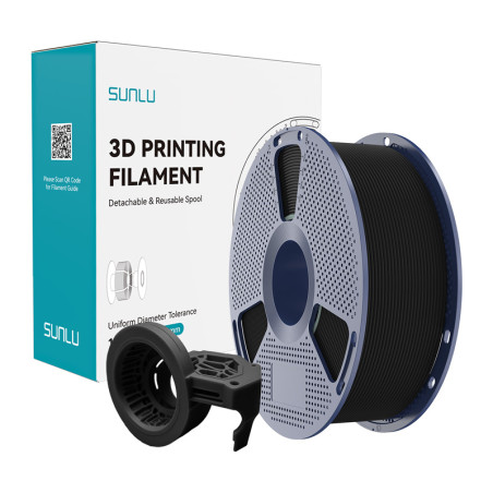 Sunlu PETG High-Speed Matte Filament Nero 1kg