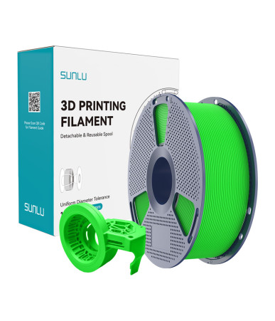 Filamento Sunlu PETG High-Speed Matte Verde 1.75mm 1kg