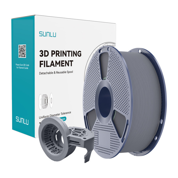 Filamento Sunlu PETG High-Speed Matte Grigio