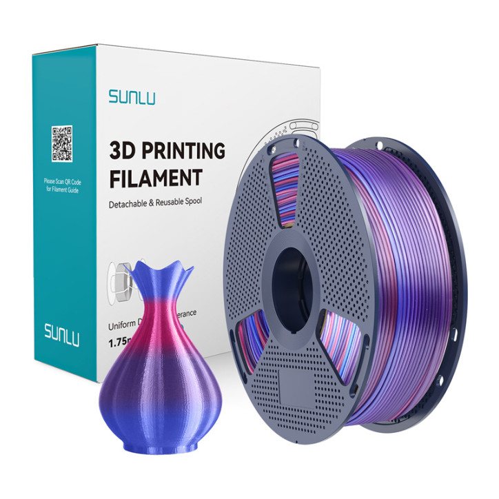 Filamento Sunlu PLA+ Silk (Arcobaleno 02)
