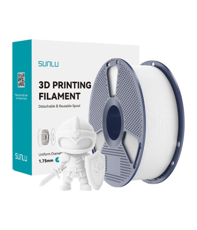 Filamento Sunlu PLA+ Bianco