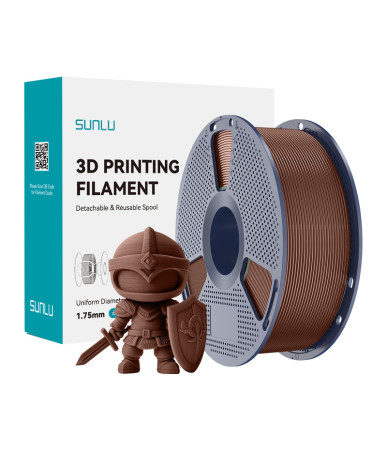 Sunlu PLA+ Filament (Chocolate)