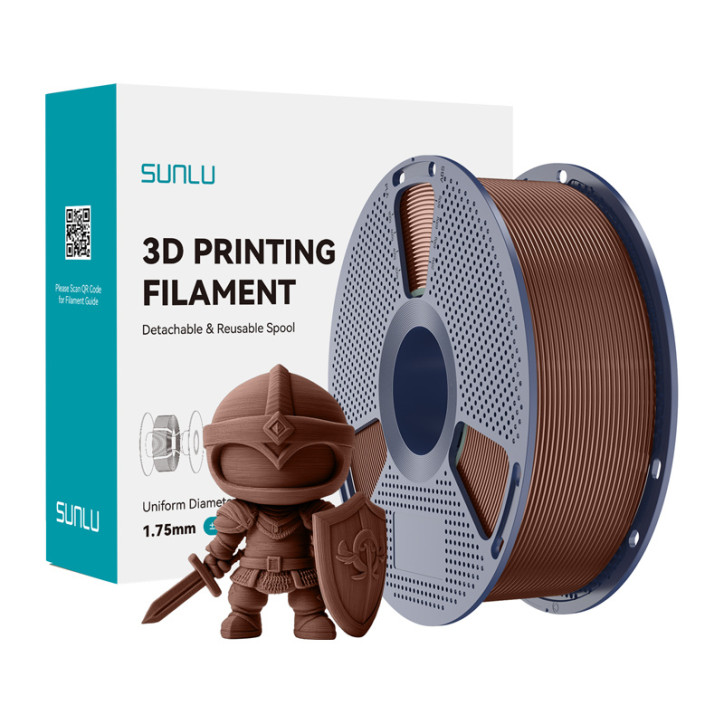 Filamento Sunlu PLA+ Chocolate