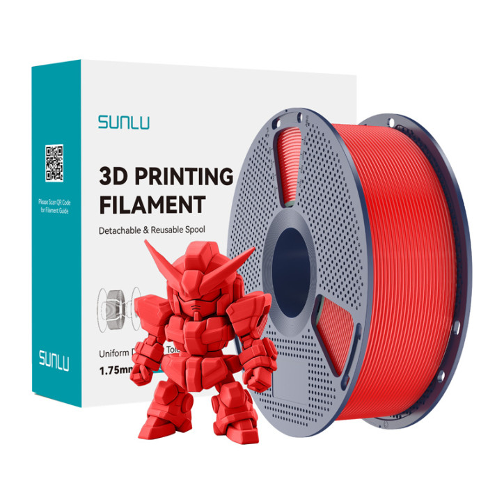 Filamento Sunlu PLA+ 2.0 Rosso