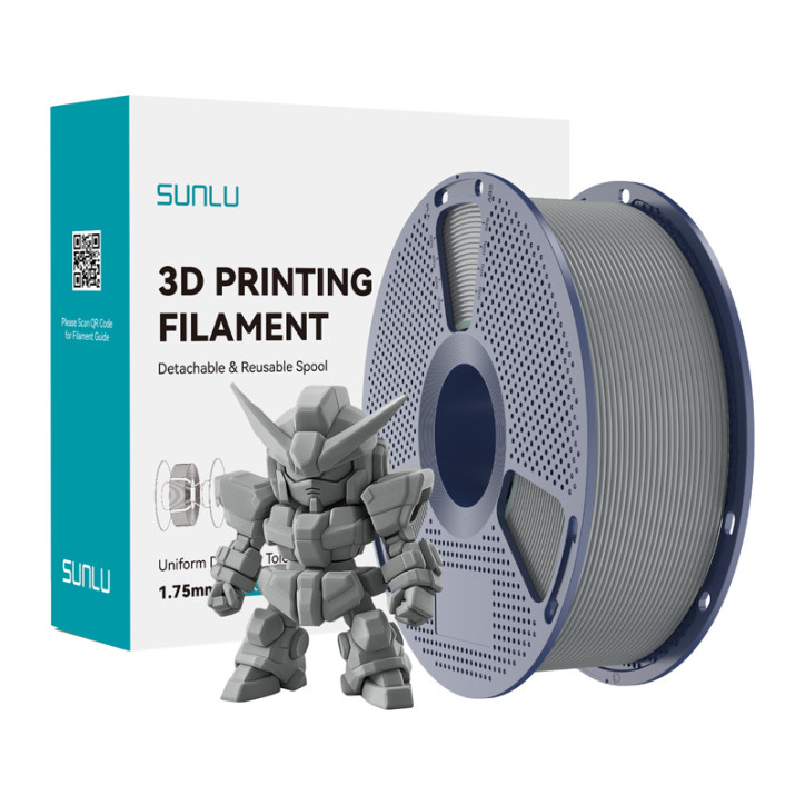 Filamento Sunlu PLA+ 2.0 Grigio