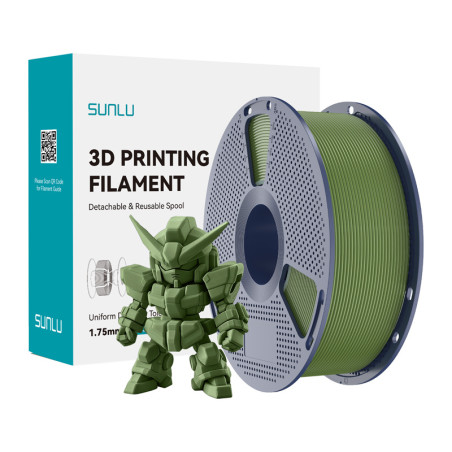 Filamento Sunlu PLA+ 2.0 (Verde Oliva)