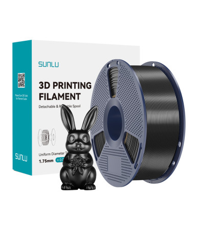 Filamento Sunlu PLA+ Silk Nero