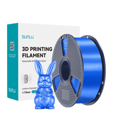 Filamento Sunlu PLA+ Silk Blu