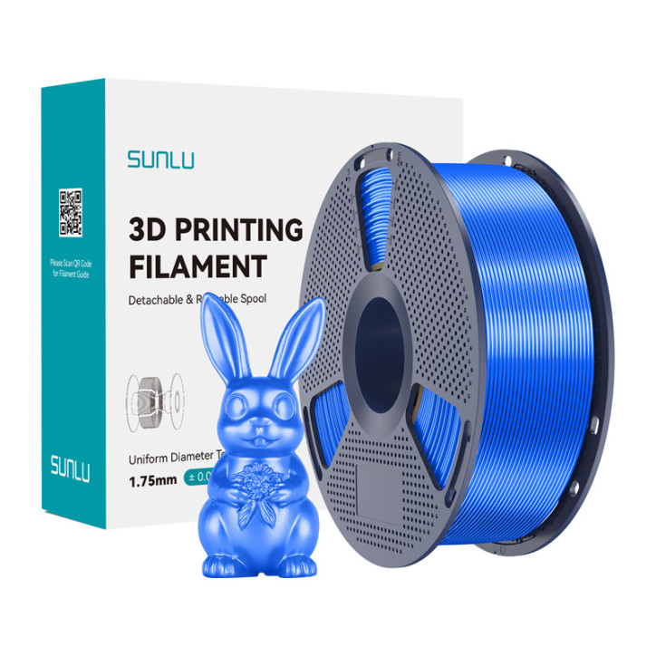 Filamento Sunlu PLA+ Silk Blu