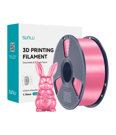 Sunlu PLA+ Silk Filament (Pink)